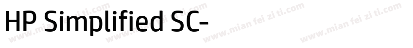 HP Simplified SC字体转换
